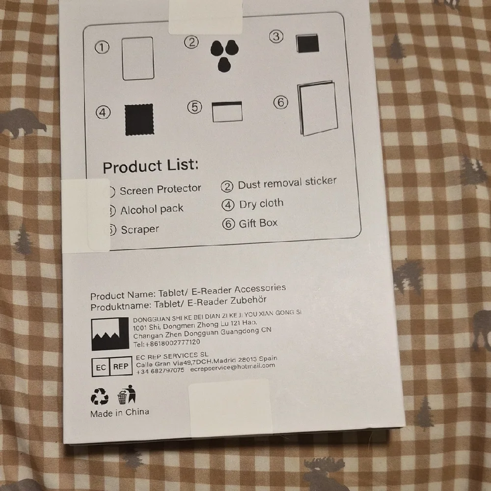 Screen Protector for Tablets - Blue - Picture 2 of 2